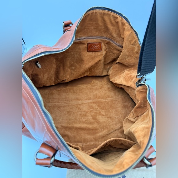 Patricia Nash Milano Leather Weekender Travel Bag - Picture 8 of 16